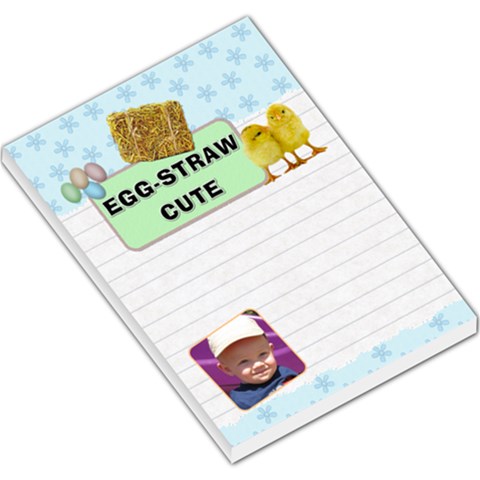 Easter Large Memo Pad By Lil