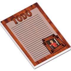 Wooden Large Memo Pad - Large Memo Pads