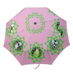 photo folding umbrella in pink