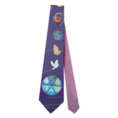 inspirational tie - Necktie (Two Side)
