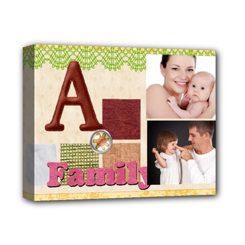 family - Deluxe Canvas 14  x 11  (Stretched)