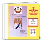  QE II Diamond Jubilee Medal -   Feb. 2.2013 - 8x8 Photo Book (20 pages)