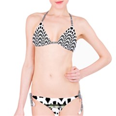 Black and White Bikini - Classic Bikini Set