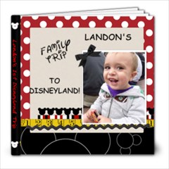 landon first disney trip - 8x8 Photo Book (20 pages)