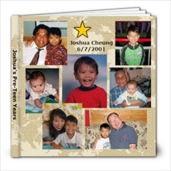 Josh Pre-Teen Years - 8x8 Photo Book (20 pages)