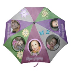 flowers umbrella - Folding Umbrella