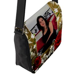Flap Closure Messenger Bag (L) 