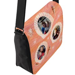 Flap Closure Messenger Bag (L) 