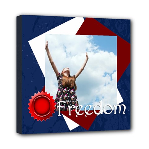 USA 4- july - Mini Canvas 8 x 8 (Stretched) USA 4- july - Mini Canvas 8 x 8 (Stretched)