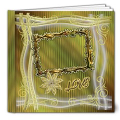 Floral elegance Deluxe 8x8 book - 8x8 Deluxe Photo Book (20 pages)