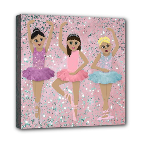 dance canvas 2 - Mini Canvas 8  x 8  (Stretched)