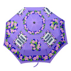 Lavender flower folding umbrella