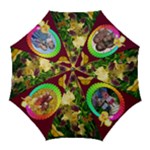 Golden Iris golf umbrella
