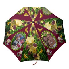 Golden Iris folding umbrella