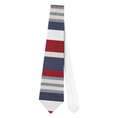 red white blue tie - Necktie (One Side)