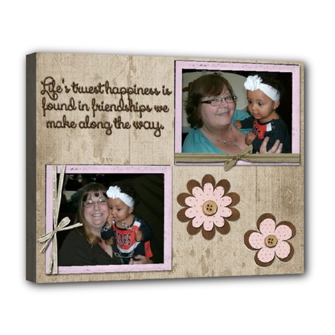 friend canvas 11x14 - Canvas 14 x 11 (Stretched) friend canvas 11x14 - Canvas 14 x 11 (Stretched)