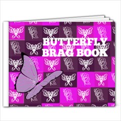 Butterfly Brag Book - 9x7 Photo Book (20 pages)