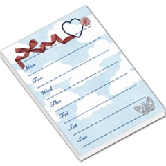 Lovely Weekly List Pad - Large Memo Pads