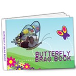 Delux 9X7 Butterfly Brag Book - 9x7 Deluxe Photo Book (20 pages)