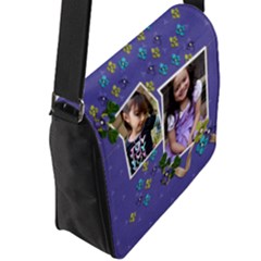 Flap Closure Messenger Bag (L) 