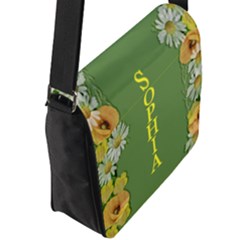 Flap Closure Messenger Bag (L) 