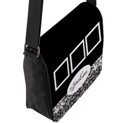 Flap Closure Messenger Bag (L) 