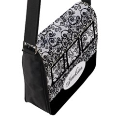 Flap Closure Messenger Bag (L) 