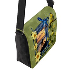 Flap Closure Messenger Bag (S) 