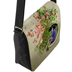 Flap Closure Messenger Bag (L) 