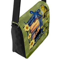 Flap Closure Messenger Bag (L) 