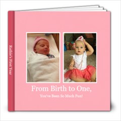 she s one - 8x8 Photo Book (20 pages)