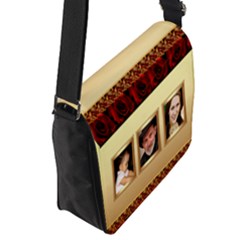 Flap Closure Messenger Bag (S) 