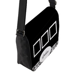 Flap Closure Messenger Bag (S) 