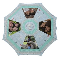 swirly hearts & lace - Straight Umbrella