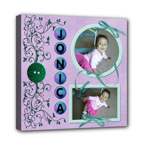 name canvas - Mini Canvas 8  x 8  (Stretched)