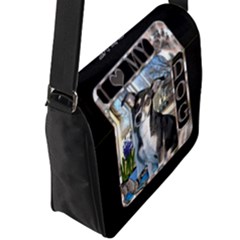 Flap Closure Messenger Bag (L) 