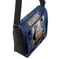 Flap Closure Messenger Bag (S) 