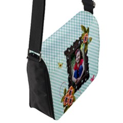 Flap Closure Messenger Bag (S) 