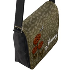 Flap Closure Messenger Bag (L) 