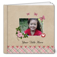 8x8  DELUXE (20 pages) -  multi frames - ANY THEME - 8x8 Deluxe Photo Book (20 pages)