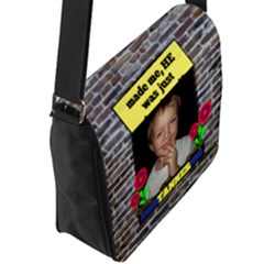 Flap Closure Messenger Bag (L) 