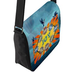 Flap Closure Messenger Bag (L) 