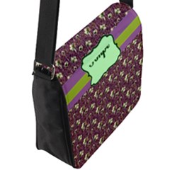 Flap Closure Messenger Bag (L) 