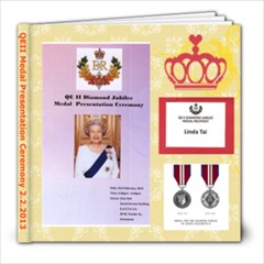QEII Diamond Jubilee Medal 2.2.13 - 8x8 Photo Book (20 pages)