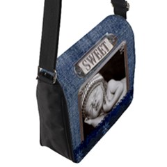 Flap Closure Messenger Bag (S) 