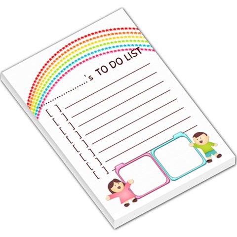 Rainbow To Do List Pad By Shelly