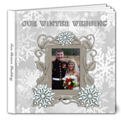 Winter Wedding delux 8x8 album - 8x8 Deluxe Photo Book (20 pages)