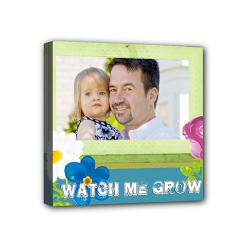 kids, father, family, fun - Mini Canvas 4  x 4  (Stretched)