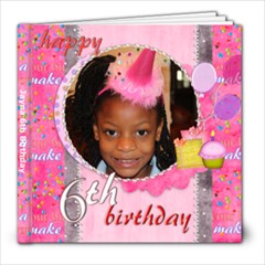 Jayna 6th birthday - 8x8 Photo Book (20 pages)