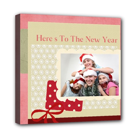 new year and christmas - Mini Canvas 8 x 8 (Stretched) new year and christmas - Mini Canvas 8 x 8 (Stretched)